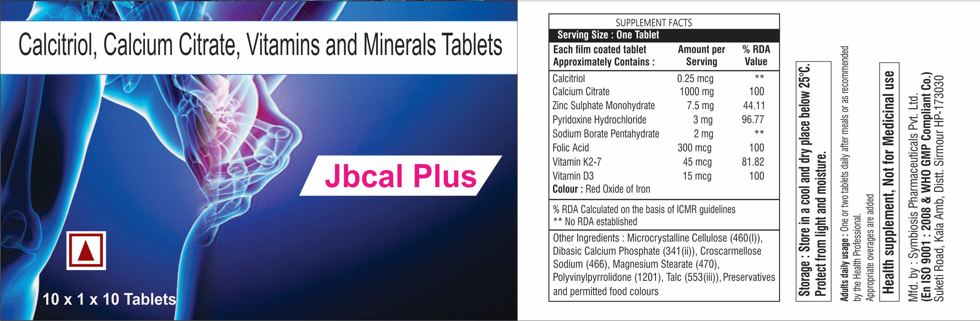 JBCAL PLUS